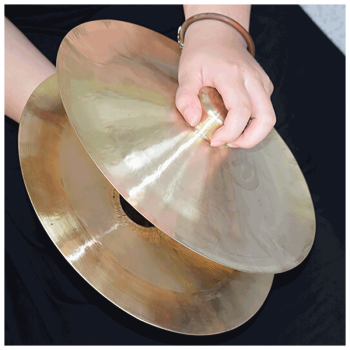 镲响铜醒南獅广钹大镲铙28公分30厘米广镲舞狮子铜镲 响铜28cm广钹一