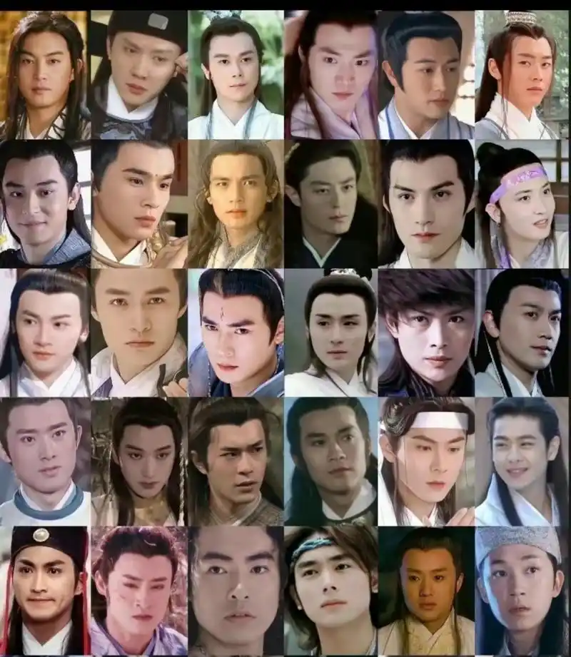 早期古装美男群像,谁才是你心中的no.