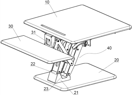 本实用新型涉及一种桌子,具体而言,涉及一种可以折叠的折叠桌.