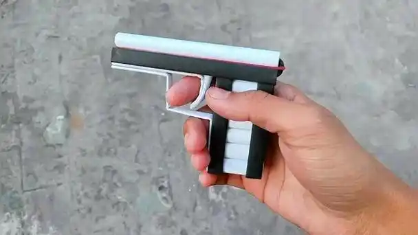 折纸手工枪怎么做?