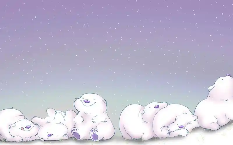 可爱小熊电脑桌面背景图片高清大图预览1440x900_可爱壁纸下载_墨鱼