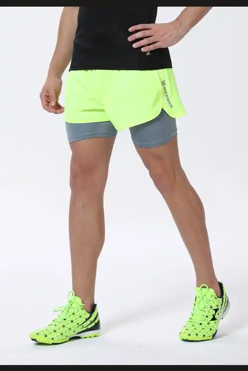 田径高弹训练裤 田径运动短裤男女高弹内衬防走光跑步裤透气速干