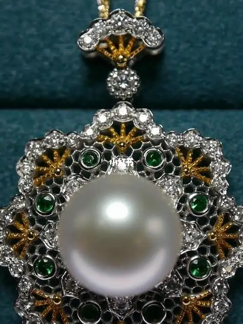 精品手工工艺顶级珍珠挂坠