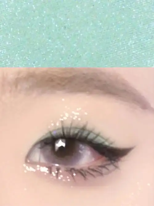 06夏日清凉感薄荷眼妆真的很好看