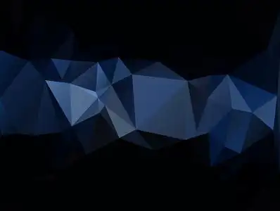 蓝黑色多边形马赛克背景,矢量插画,创意业务设计模板照片