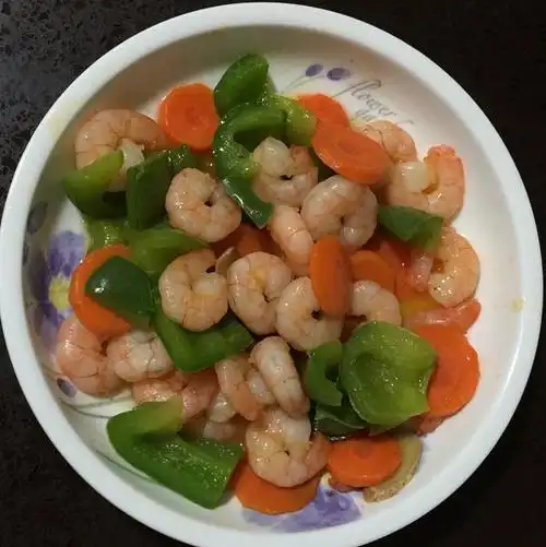 littleplumlj做的虾仁炒青椒