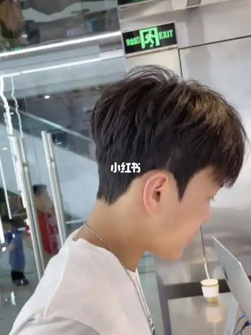 男士服帖烫韩式男士纹理烫长春男士发型