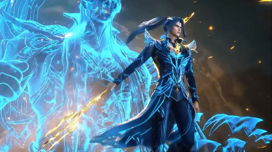 10w年魂技锁定唐三,比比东含泪说出真相,唐三才是"害人精"_海神三叉戟