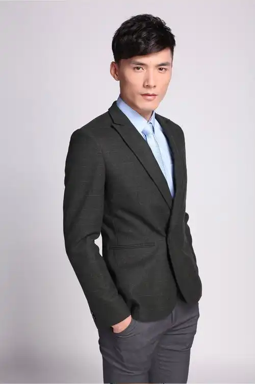 【2013新款新郎礼服 男士西服套装 男韩版潮修身休闲西装套装正装】价