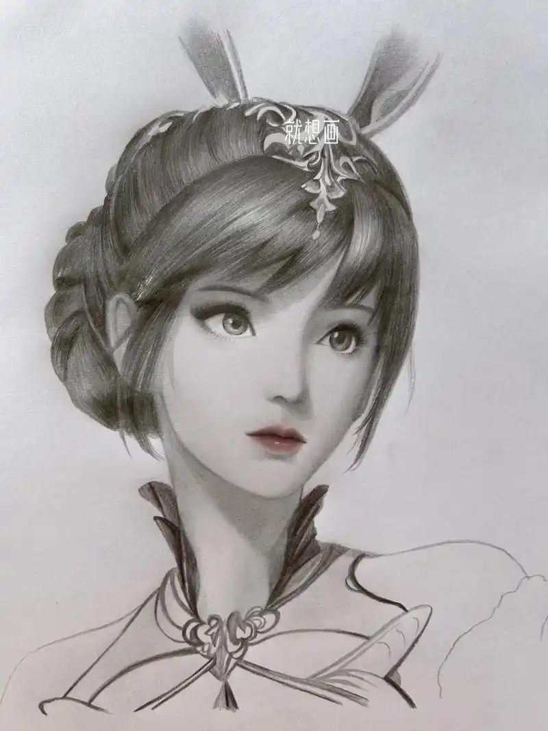 头像919494#画画 #手绘 #小舞 - 抖音