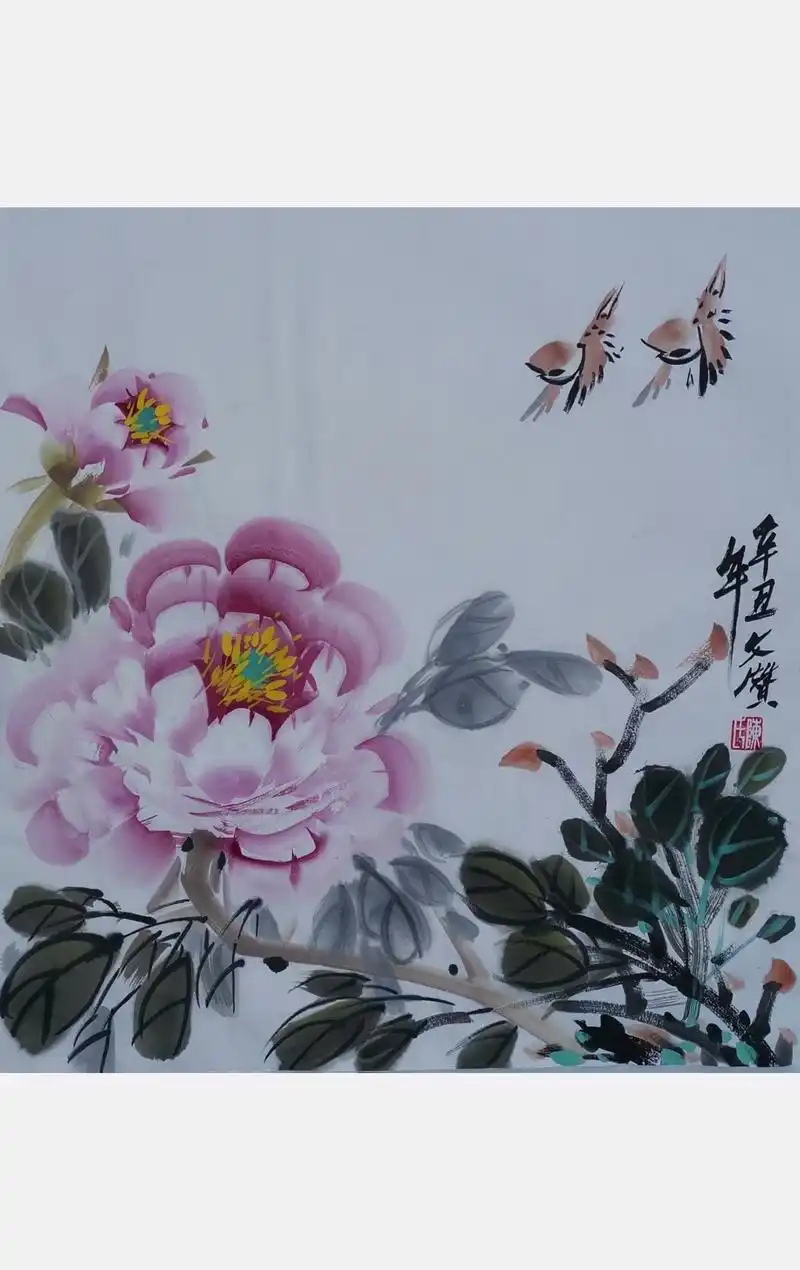 陈文赞国画写意花鸟画