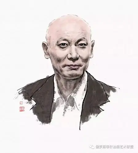 中国画家葛余祥国画人物肖像画作品赏析