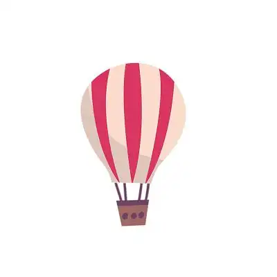 热气球卡通元素