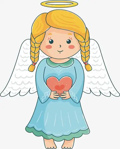 可爱蓝色小天使