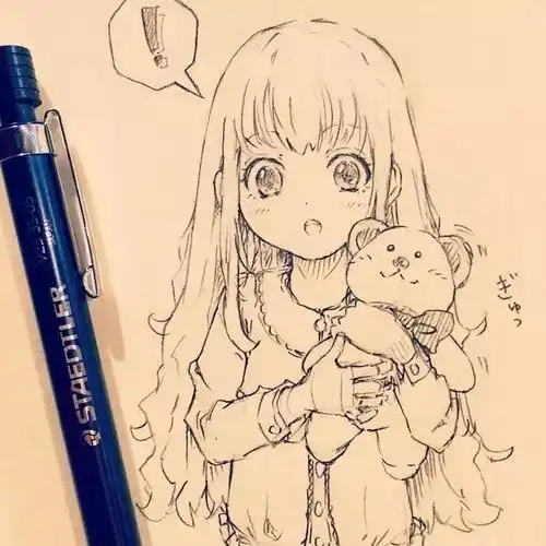 动漫丨线条感十足,每一个人物都生动可爱~|速写|线条|人物_新浪新闻