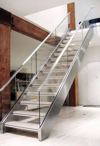 2022直行楼梯扶手装修图片