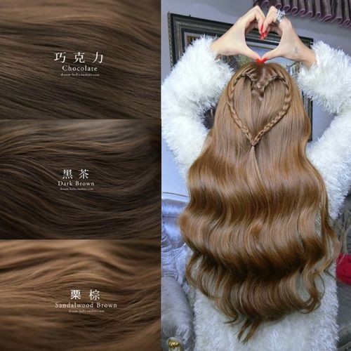 植物染发剂纯黑色染发膏霜巧克力咖啡蜂蜜茶色亚麻送家用工具