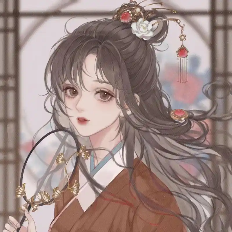 红色系古风动漫头像|生活有望穿秋水的期待,也会有的意想不到的欣喜