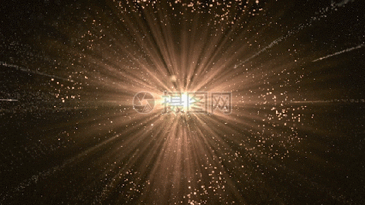 粒子光线gif图片素材