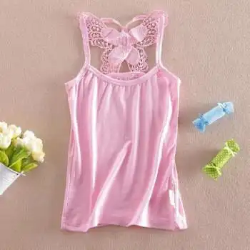 【女童夏季小背心】童装莫代尔吊带背心后背蝴蝶吊带小背心中小童女童