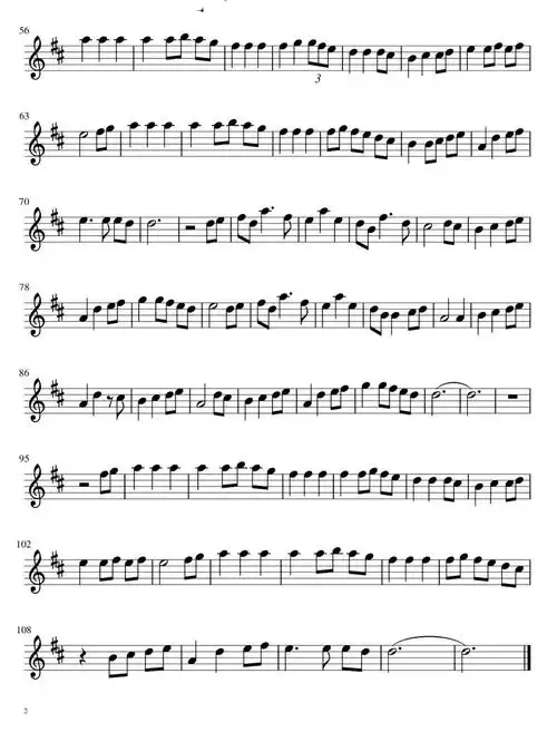 完整版alwayswithme小提琴谱分享