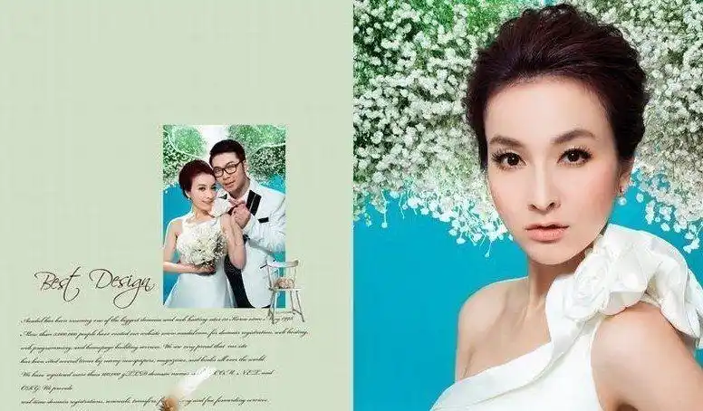 海涛吴昕甜蜜婚纱照图片曝光