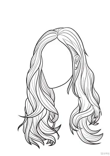 rh-9-124阿啾 写生头发的训练—线条线稿提高练习