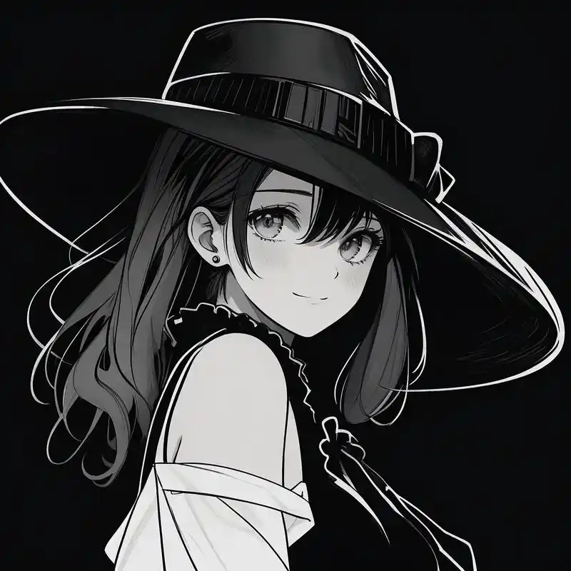 黑色系女生头像,高冷又迷人94