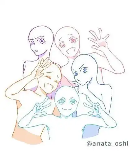 绘画参考##模板