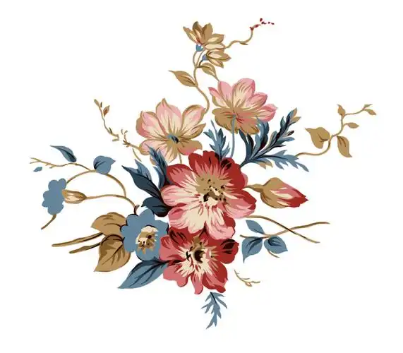 作品主题是精美花朵矢量图,编号是1889419,格式