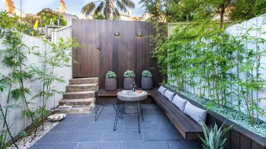 5个用竹子做装饰的30㎡小花园颜值瞬间提升了一大截