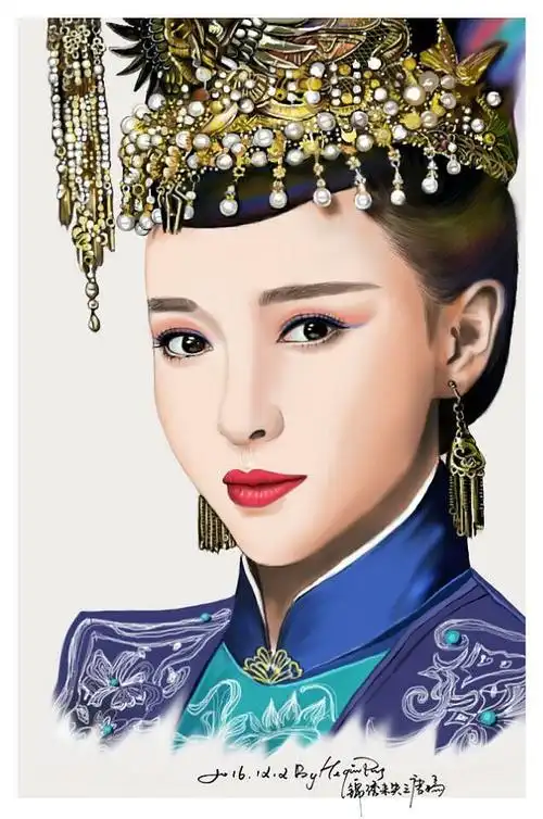 手绘,锦绣为央之唐嫣