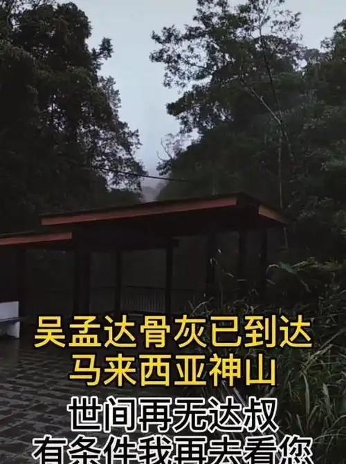 粉丝爆吴孟达骨灰已安葬大马神山,墓地风景宜人,达叔遗愿已完成