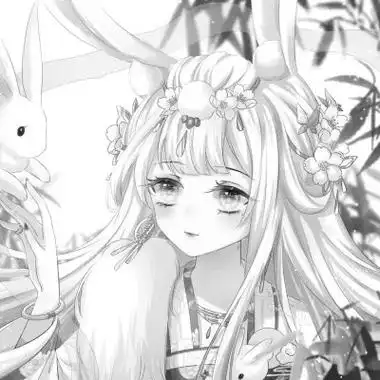 104张精选动漫古代女头像古风黑白_女生头像_头像大全_抖音头像_微信