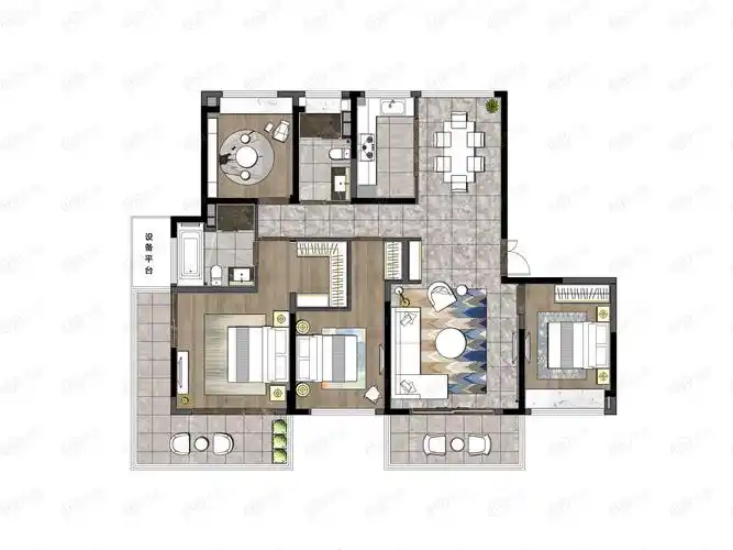 中铁建花语江南户型图