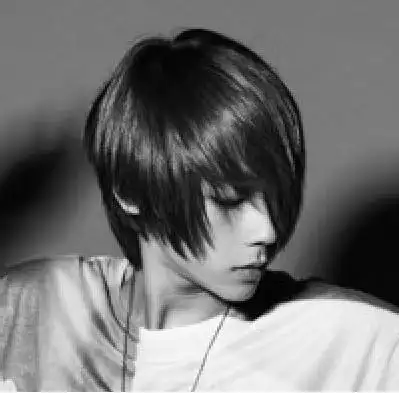 头像,男的,右脸,灰色的,头发有点长.大图没有.求解.小图