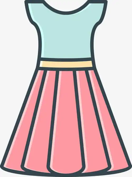 关键词 : 服装,衣服,矢量服饰,服饰,女装,裙子,衣服褶皱,褶皱服装