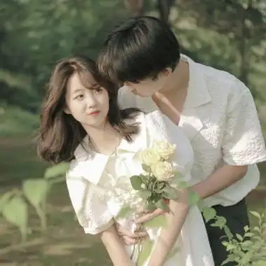 好看唯美的情头高清图片 超幸福的甜蜜情头一对两张图片_情侣头像_美