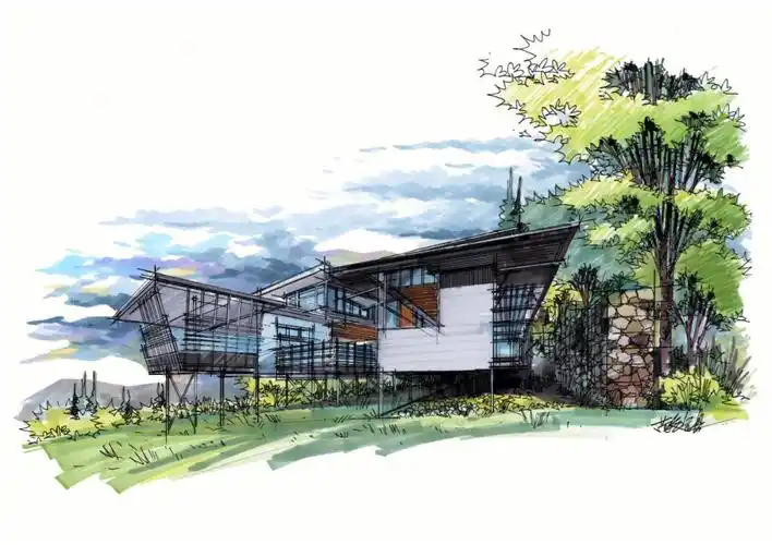 建筑效果图练习