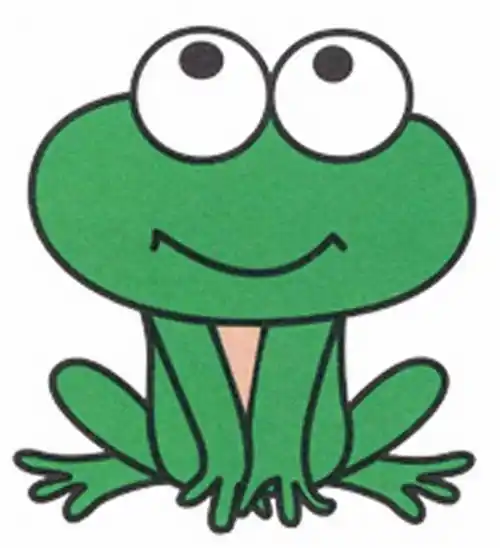 小青蛙简笔画画法步骤青蛙卡通简笔画-开心的小青蛙简笔画小青蛙的