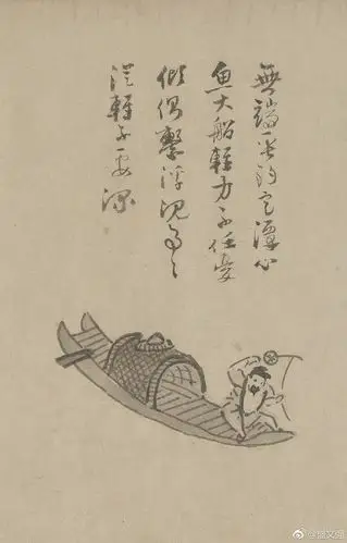 元代画家吴镇的《渔父图》里多次出现钓车,即线轮钓竿.