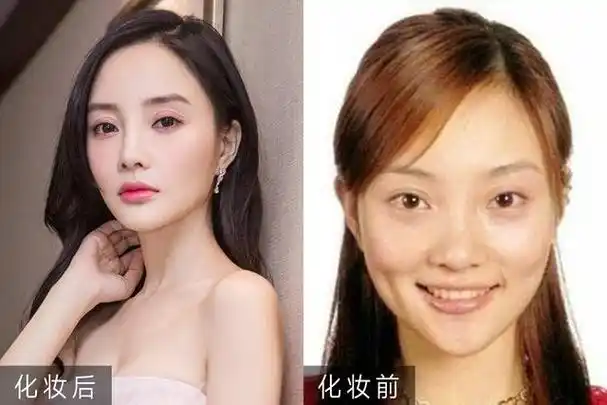 女星"妆前妆后"判若两人,反差大难辨认?化妆的重要性不言而喻