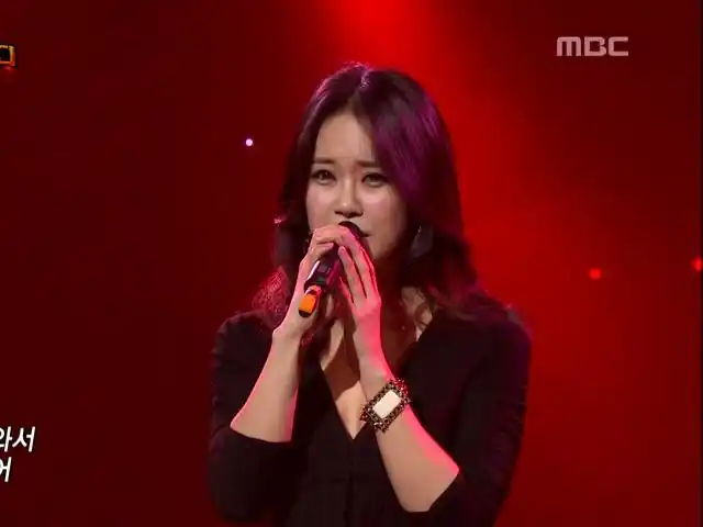 韩国我是歌手 白智英《像中枪一样》