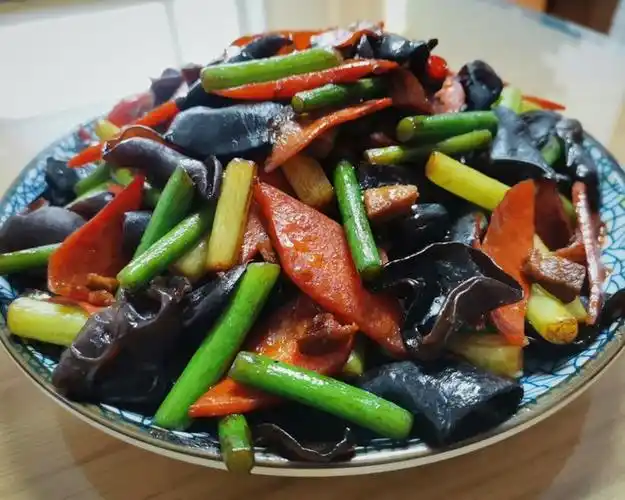 『素』蒜苔炒木耳