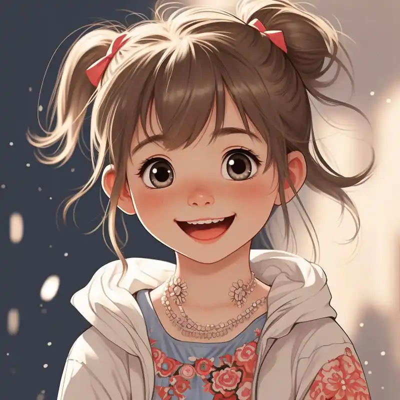 萌娃头像97:搞怪可爱的小女孩 哇喔～超级可爱的萌娃头像来啦!