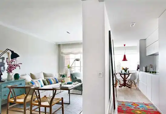 摘要:一屋想要两用,这个时候就要巧妙利用隔断.