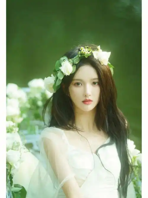 刘些宁七夕花仙子写真