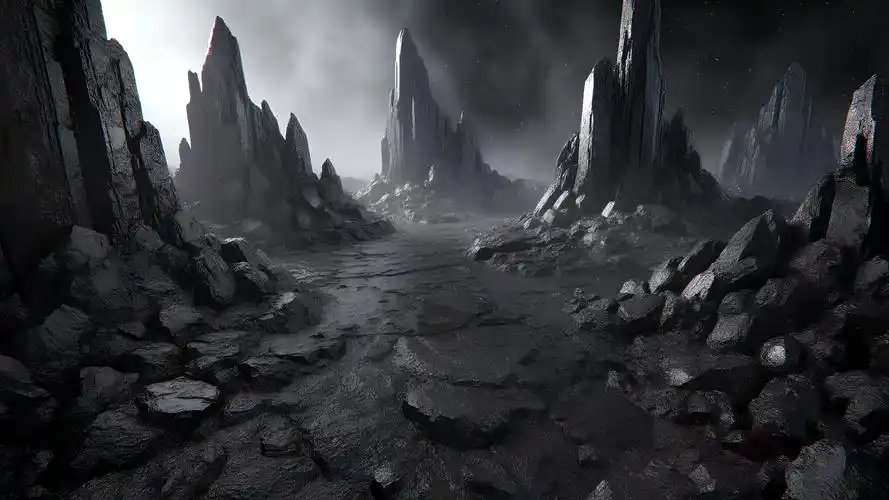 3d黑色壁纸,探索神秘的黑曜石世界🌑