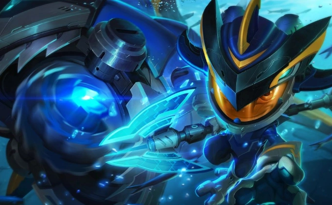 英雄联盟中小鱼人是武器叫啥,布满符文,网友:海王那偷来的!