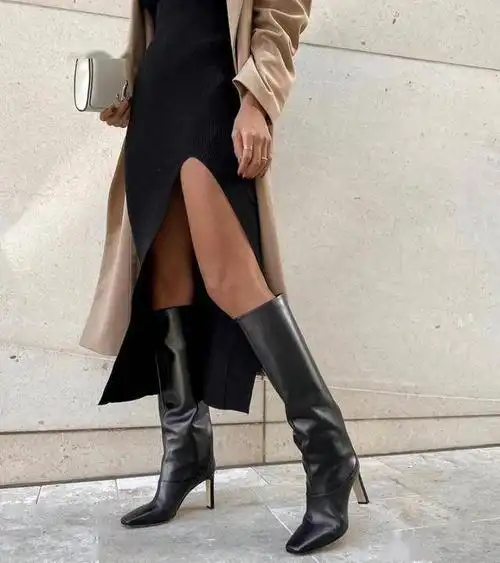 看过这些又美又飒的靴子穿法再次爱上迷人大方的靴子造型风格